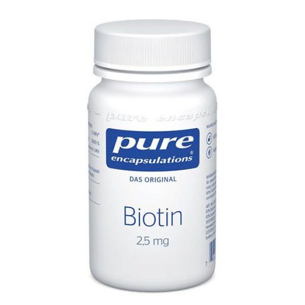 Биотин для ногтей и волос PURE ENCAPSULATIONS Biotin 2,5 mg Kapseln 60 шт Pro medico Биотин для ногтей и волос PURE ENCAPSULATIONS Biotin 2,5 mg Kapseln 60 шт Pro medico
